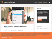 Tablet Screenshot of blogmarketing.it